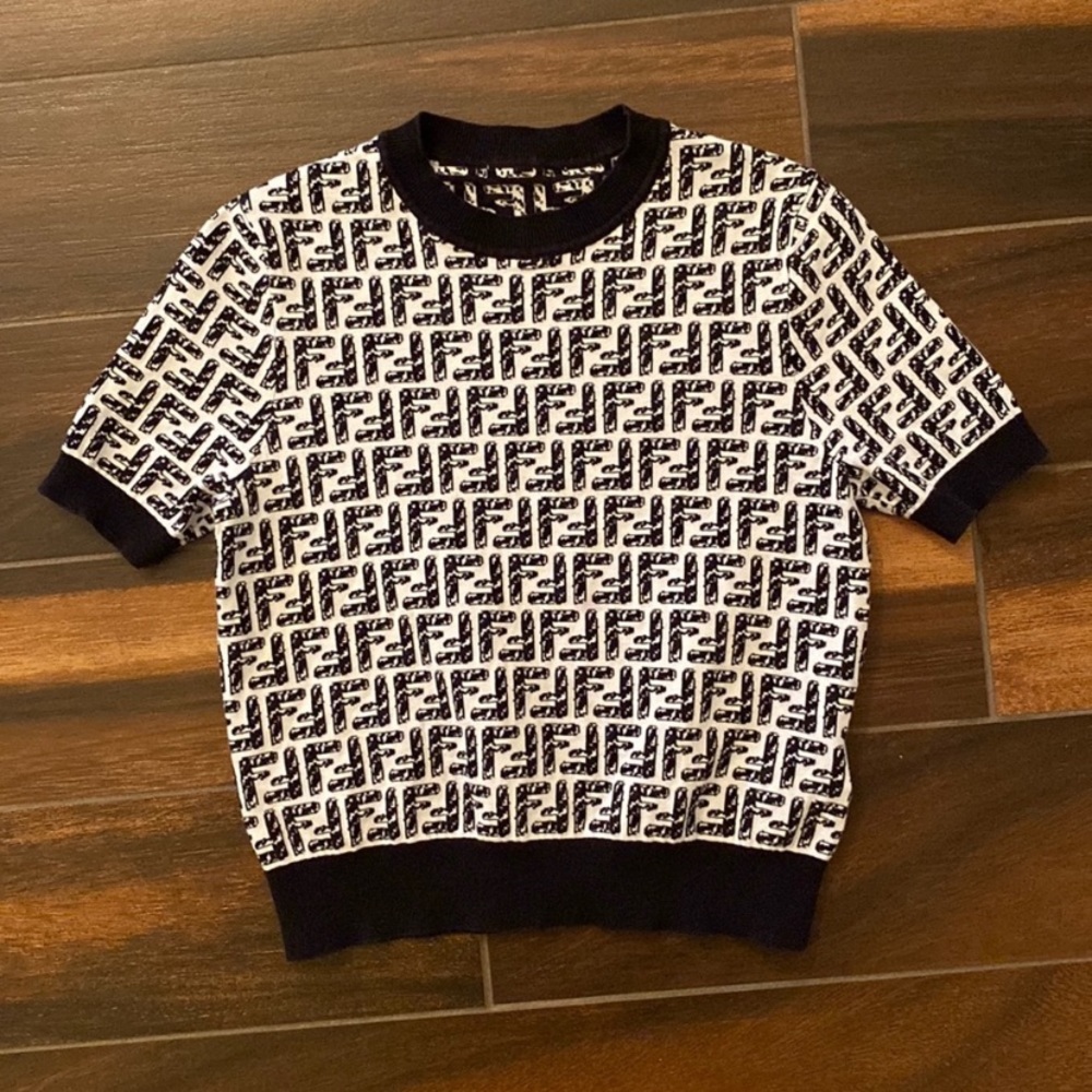 FENDI monogram, vicose jumper
